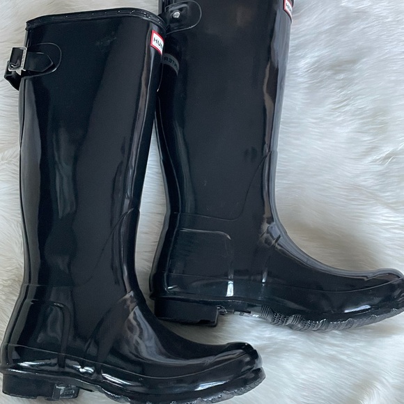 ORIGINAL TALL GLOSS BACK ADJUSTABLE RAIN BOOT - Picture 3 of 9